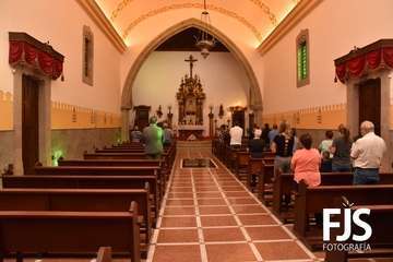 El párroco Eugenio Peñate Suárez se despide de sus feligreses de Tara y San Roque/Francisco Javier Santana y TA.